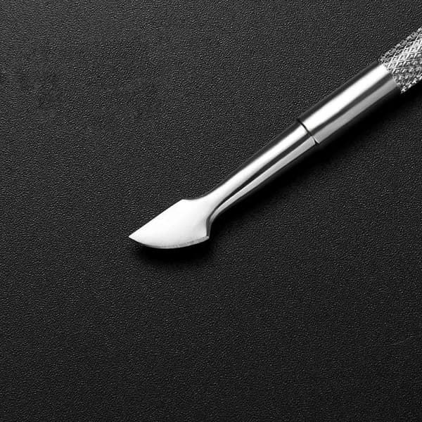Neglebåndskutter + Neglelakkfjerner Trekant Sølv