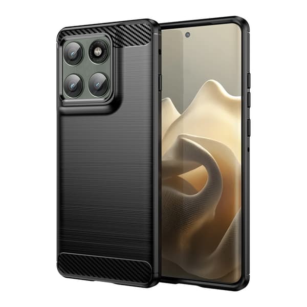 Motorola Edge 60 Pro 5G Armor Carbon Cover - Flere farver Sort