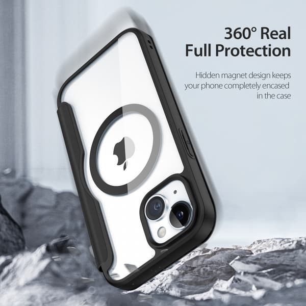 DUX DUCIS SKIN X-serie cover til iPhone 15, sort sort