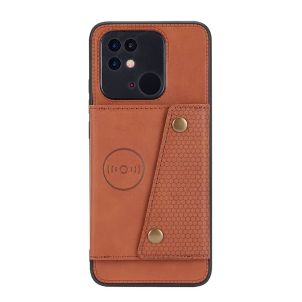 Xiaomi Redmi 10C - Deksel med kortholder Lys Brun