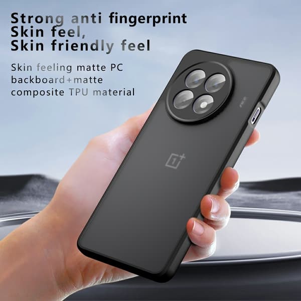 TPU-telefonfodral baksida för OnePlus 13R - Svart