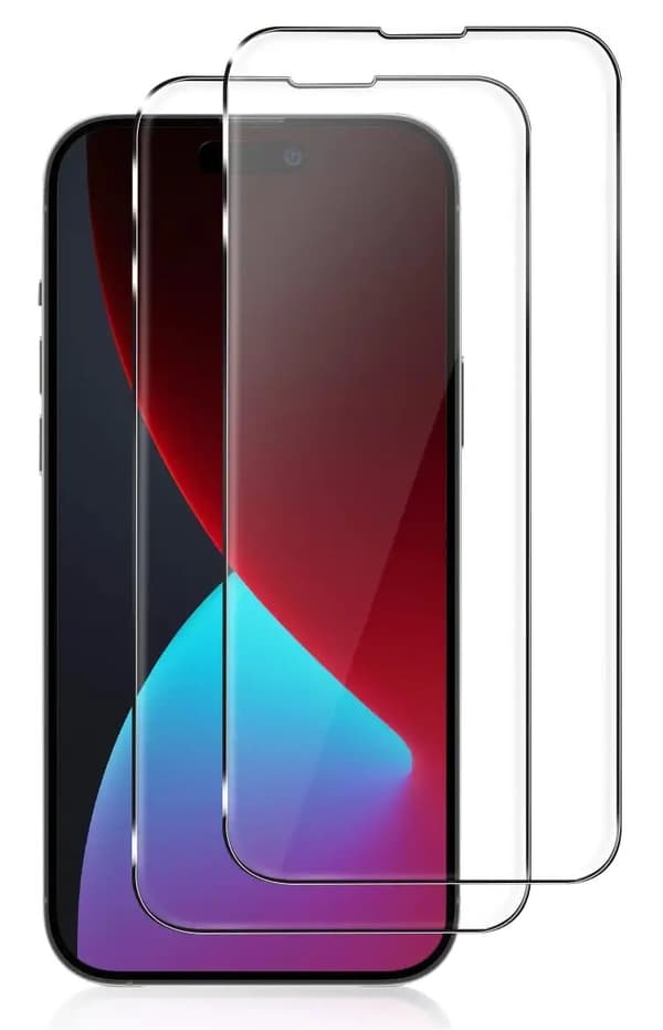 [2-pakkaus] Karkaistu lasinen näytönsuoja iPhone 14:lle