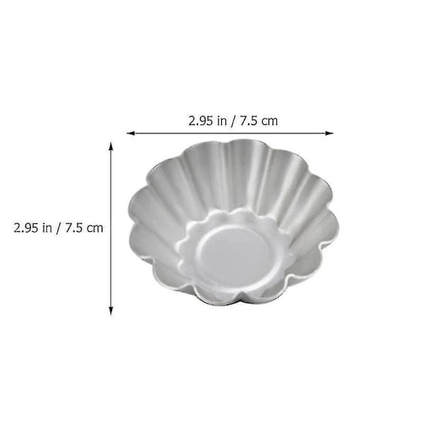 Äggtartsform, UDS-form i aluminiumlegering, non-stick blomformad kakbakform, ingen, ingen