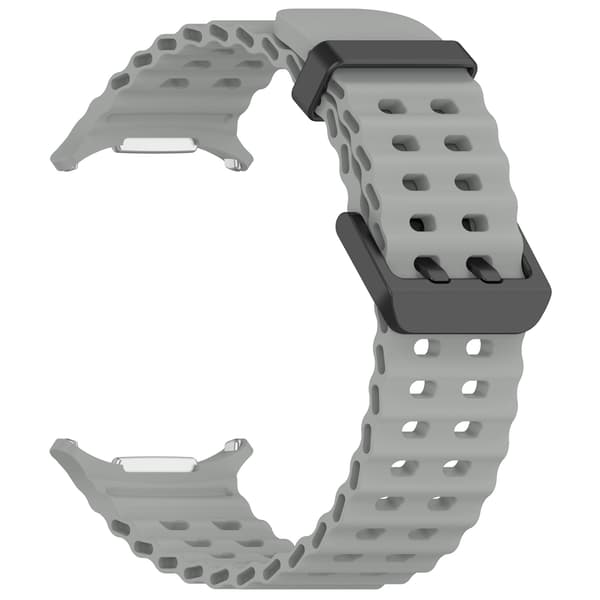 Grå silikonerem til Samsung Watch Ultra 47mm