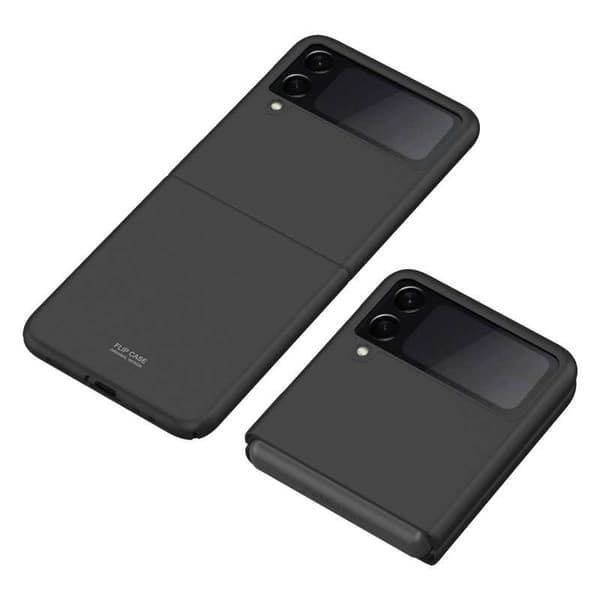 Slankt mat sort cover Samsung Galaxy Z Flip 4 Sort
