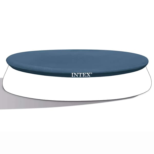 INTEX Poolovertræk rundt 457 cm Blå