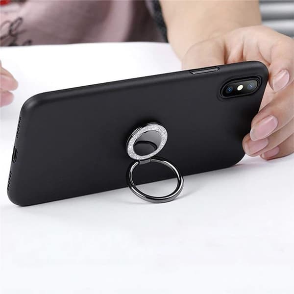 Tech-Protect Magnetisk Telefonringholder - Glitrende Rosa