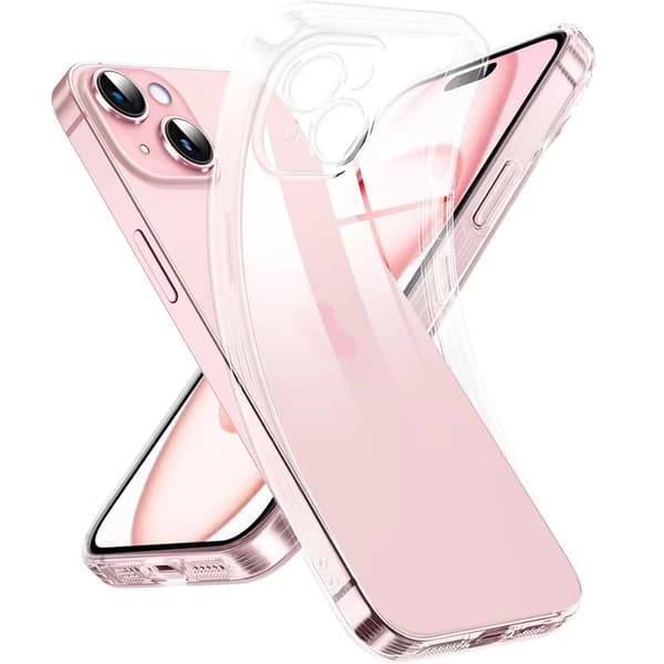 iPhone 15 Klart TPU Skyddsfodral – Extra Skydd för Kameran