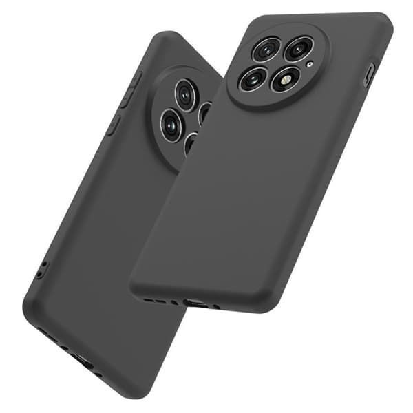 OnePlus 13 Mat Sort Ultratyndt TPU Cover - Sort Sort