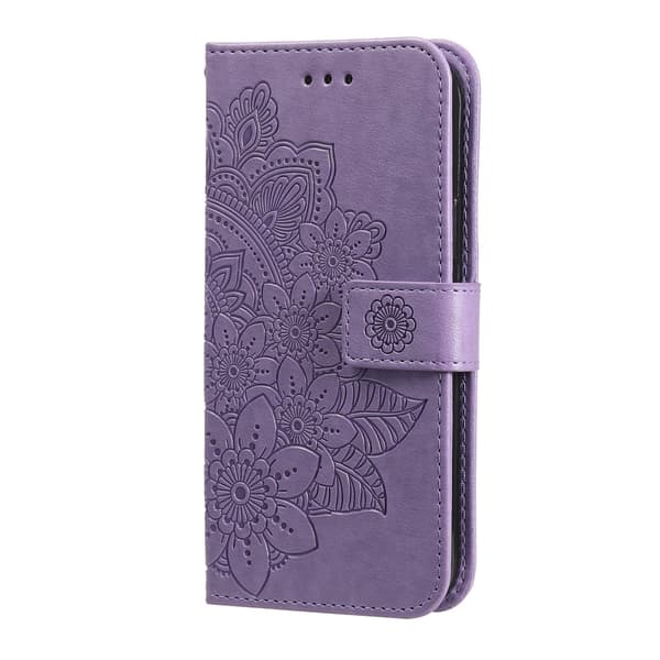 Mandala Blomst Pung Etui til Honor 600 - Lilla Lilla