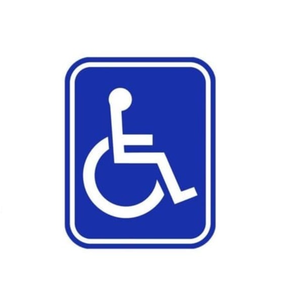 LOST Pack d'autocollants handicapés 1st för användning extern voiture van camion, handicap symbole fauteuil roulant handicapé logo dessin animé