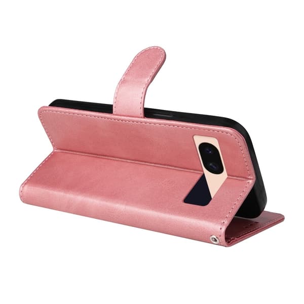 Google Pixel 8a PU læderpung etui - Flere farver tilgængelige, Pink
