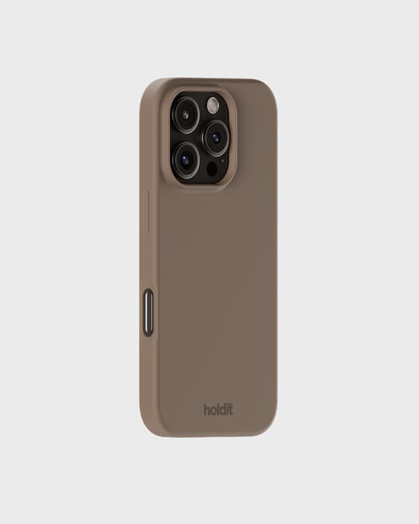 Holdit iPhone 16 Pro Max Silikone Mocha Brun Telefoncover