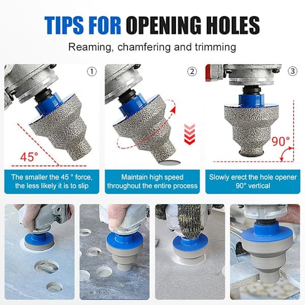 Effektiv diamantbor diamantfingerfreser Di A1