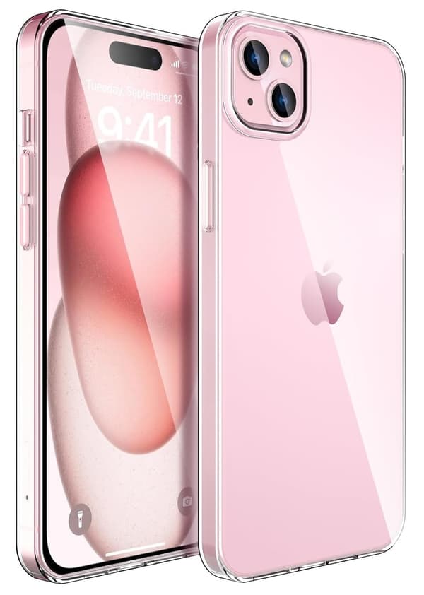iPhone 15 Kuori Läpinäkyvä Läpinäkyvä