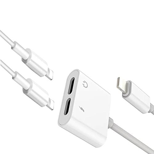 2 i 1 Lightning-adapter / splitter iPhone 7/8/X Vit