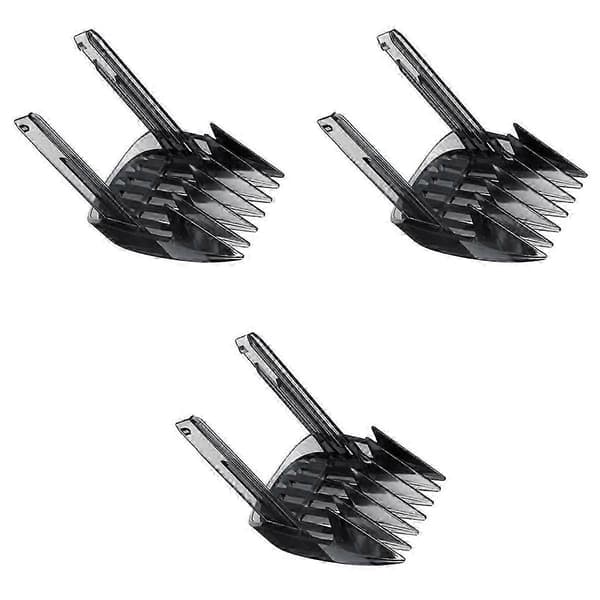 3X Hårklipper Kam til fast længde til HC7460 HC7462 HC9450 HC9452 HC9490 7-24mm til sort
