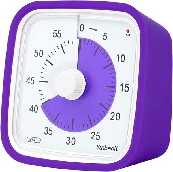 60-minutters visuel timer - Børns klasseværelse Skole Lilla