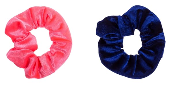 2-pakkaus - Scrunchie / Hiuslenkki - Hiuspulla monivärinen