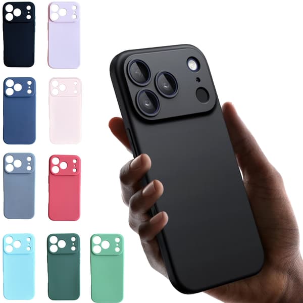Silikon TPU-telefondeksel til iPhone 17 Pro Max - Rosa
