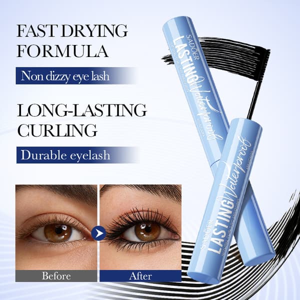 Setting mascara, øjenvippe-setting kosmetik, kvindemascara
