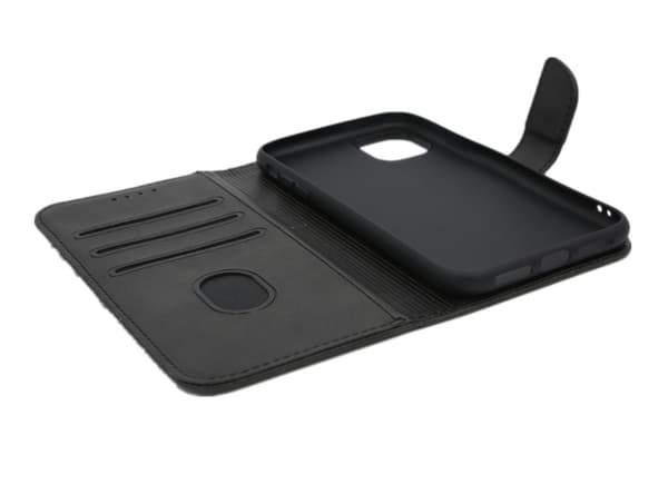 iPhone 11 -kuori korttipaikalla, musta