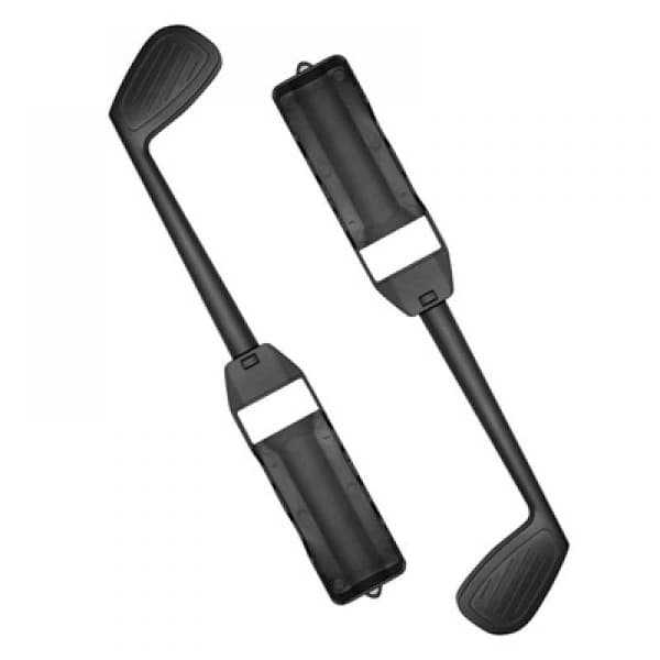 Golfkølle kompatibel med Mario Golf Switch Super Rush-spil, [1 par] Golfstang konsolcontroller spil Switch-controllere bevægelsesgreb spil