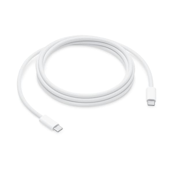Apple 60W USB-C flätad laddningskabel 1m Bulk - Vit