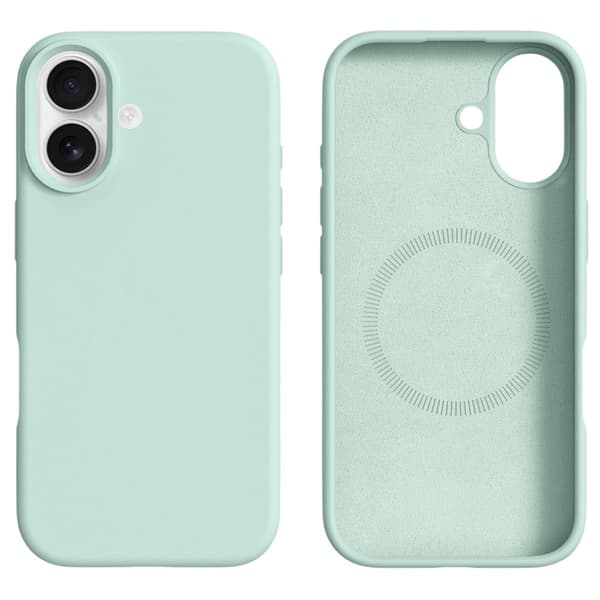 iPhone 17 MagSafe flydende silikone grønt cover