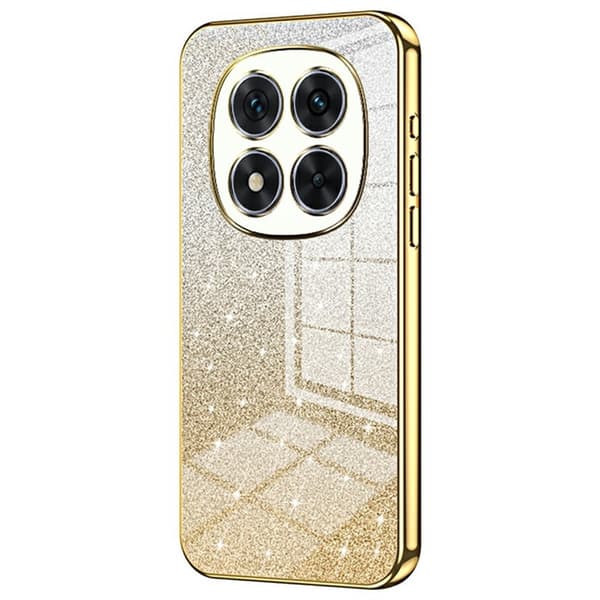 Xiaomi Redmi Note 14 Pro 5G Galvaniserat Glitter Mobilskal - Guld