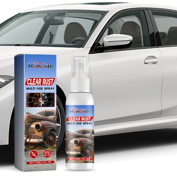 Multifunktionel rustfjerner spray til bilvask, pletfjerning, renovering, anti-oxidationsvedligeholdelse og rengøring.