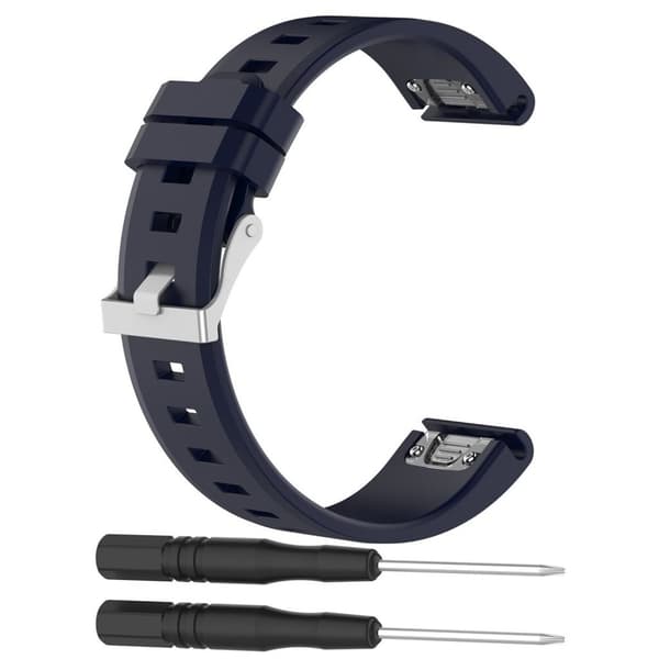 Garmin Fenix 5/Forerunner 935/Approach S60 silikonklokkerem - blå