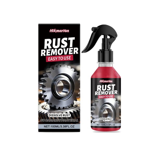 Rustfjernelsesspray til metal, rustfjernelse, pletfjernelse, polering og rustrensning og pleje af bildele.