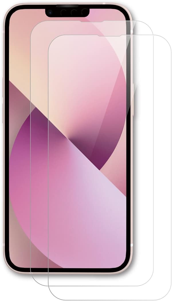 2-pakning med skjermbeskyttere i herdet glass til iPhone 15 / iPhone 15 Pro