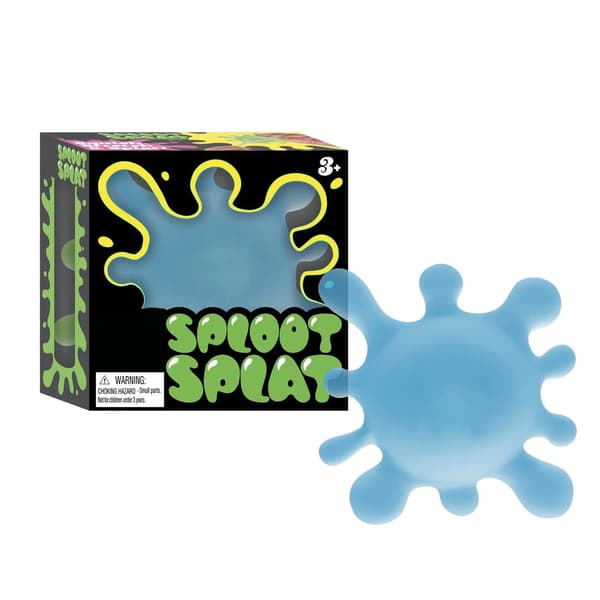 [RM]NY SPLOT SPLAT, BLÅ FARVE VALGT, STRESSBOLD BEROLIGENDE, SENSORISK FIDGET Blå