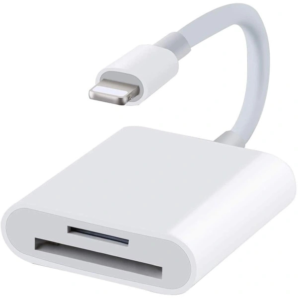 til SD-kortleser iPhone Hvit - SD-kortleser