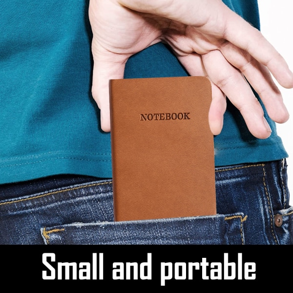 a7 Notebook Bärbar elev lärande bok Anteckningsblock enkel mini fickbok