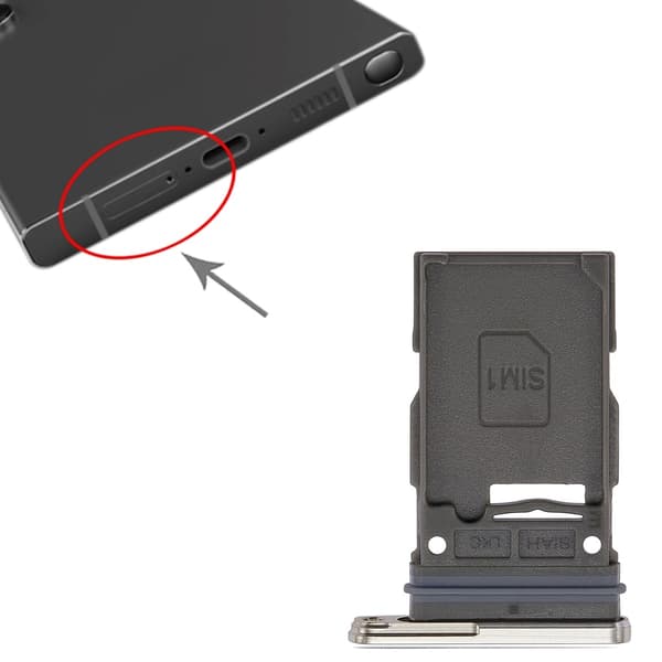 Samsung Galaxy S24 Ultra SIM-kortshållare - Silver