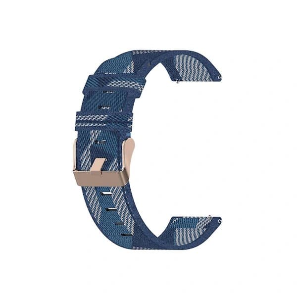 20 mm blått nylonarmband för Garmin Forerunner 245