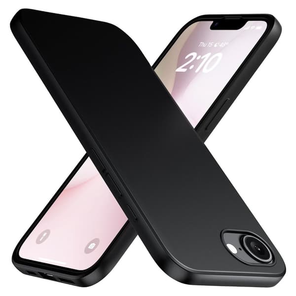 Mat Sort Ultratyndt TPU Cover til iPhone 17e - Sort Sort