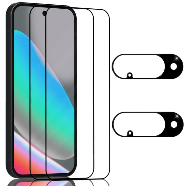 Google Pixel 10 Skärmskydd (2-pack) + Linsskydd (2-pack) - 9H Härdat Glas - Ultrahög Kvalitet 3D
