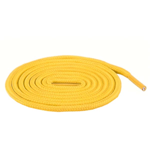 Runde snørebånd [150 cm] - Gul, one size fits all