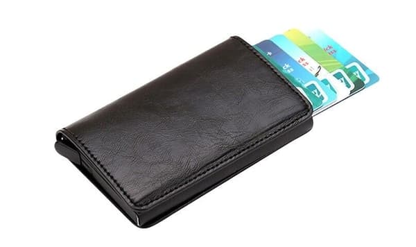 Kortholder RFID- og NFC-beskyttelse - Vælg farve! Sort