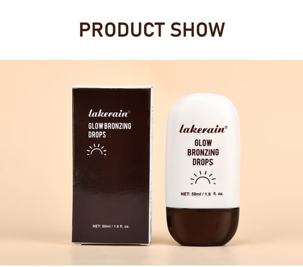 Bronzing highlighter-dråber for en lysere, mere naturlig teint og skulpturerede ansigtskonturer.