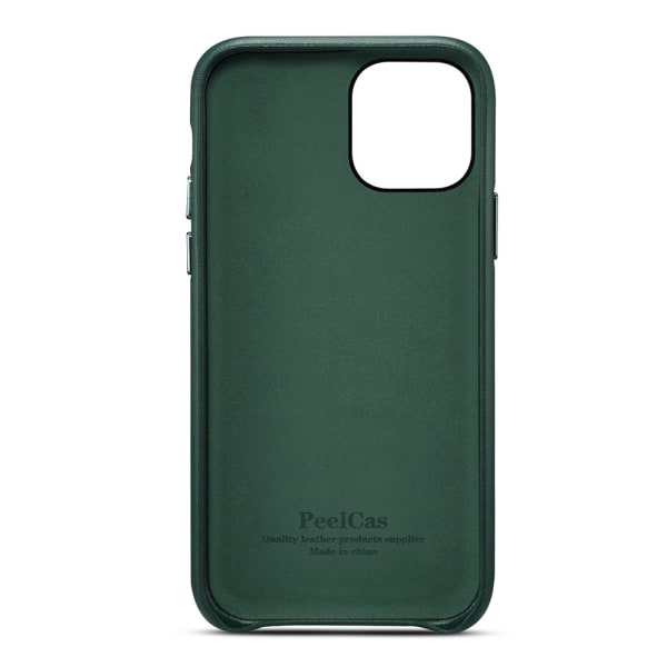 Premium case kompatibelt med iPhone 11 - Tunt phone case i helläder stöder trådlös laddning Reptåligt case för iPhone