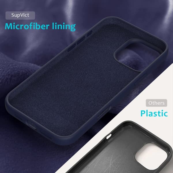 Silikondeksel iPhone 16 Pro Max Midnattsblå