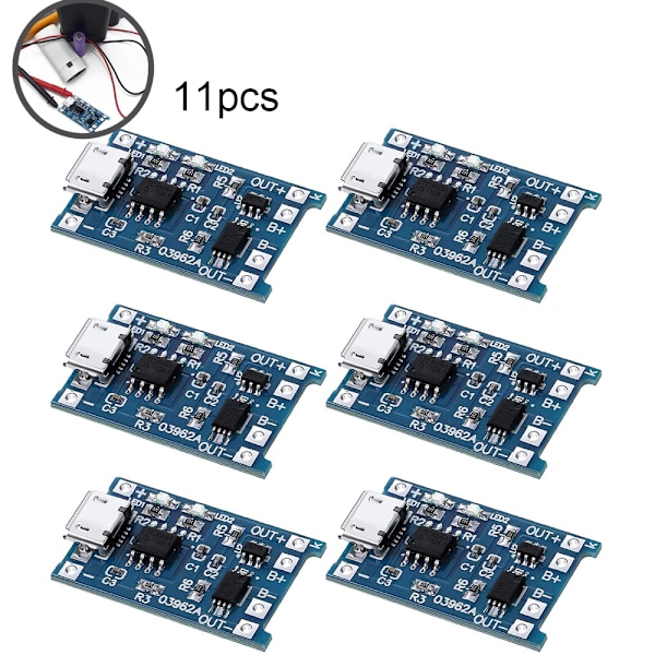 3-i-1 Booster-kort kit DC-DC step-up converter modul MT3608-3X justerbar step-up converter spänningsregulator 2V-24V till 5V-28V, 3X tp4056 18650