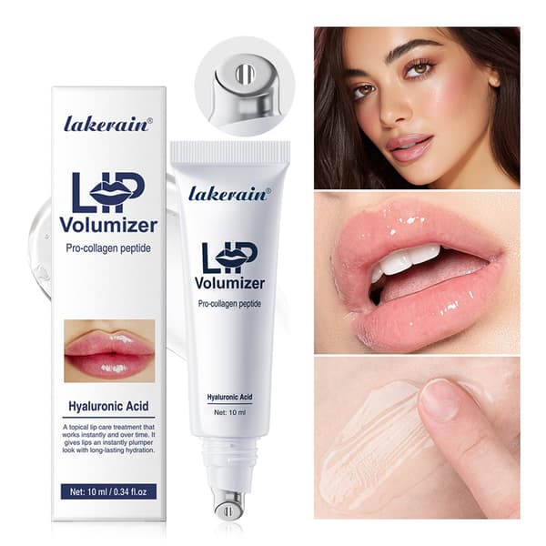 Hyaluronsyre Øjeblikkelig Læbefyldende Essens, Reducerer Læbelinjer, Læbepleje, Læbeglans, Læbepomade, Makeup