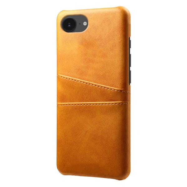 iPhone 16e cover med SIM-kortplads, oplader og hovedtelefonstik - Sort