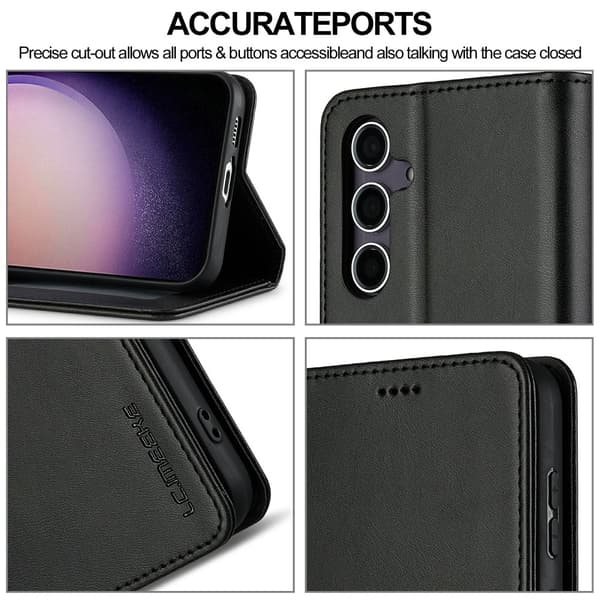 LC.IMEEKE Samsung Galaxy S25 Sort Pung Telefoncover